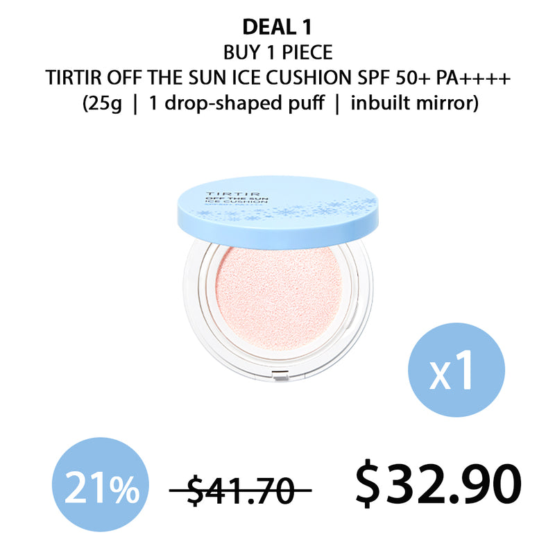 [TIRTIR] Off The Sun Ice Cushion SPF 50+ PA++++ 25g