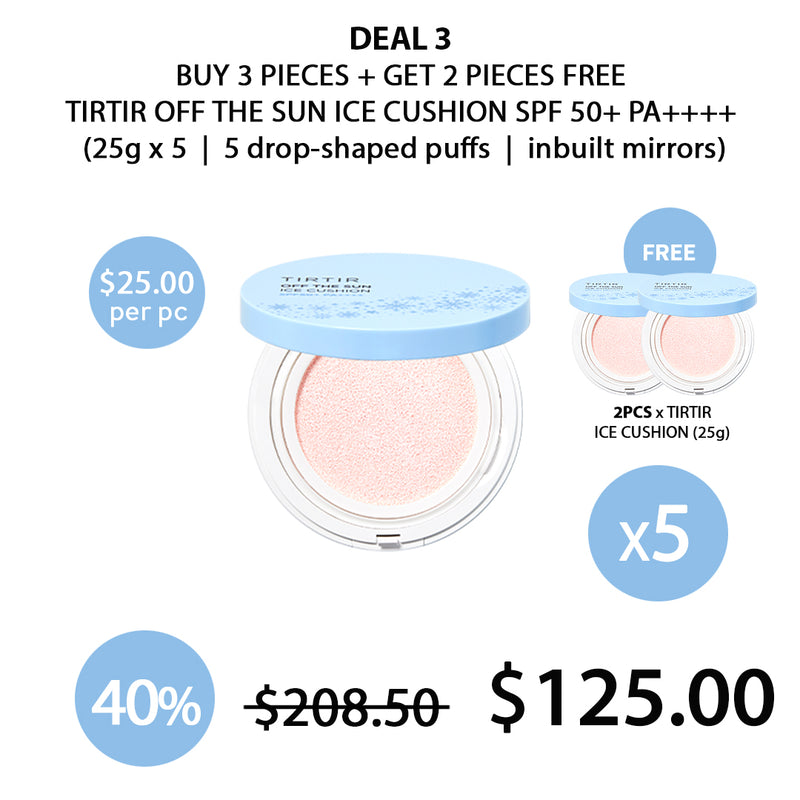 [TIRTIR] Off The Sun Ice Cushion SPF 50+ PA++++ 25g