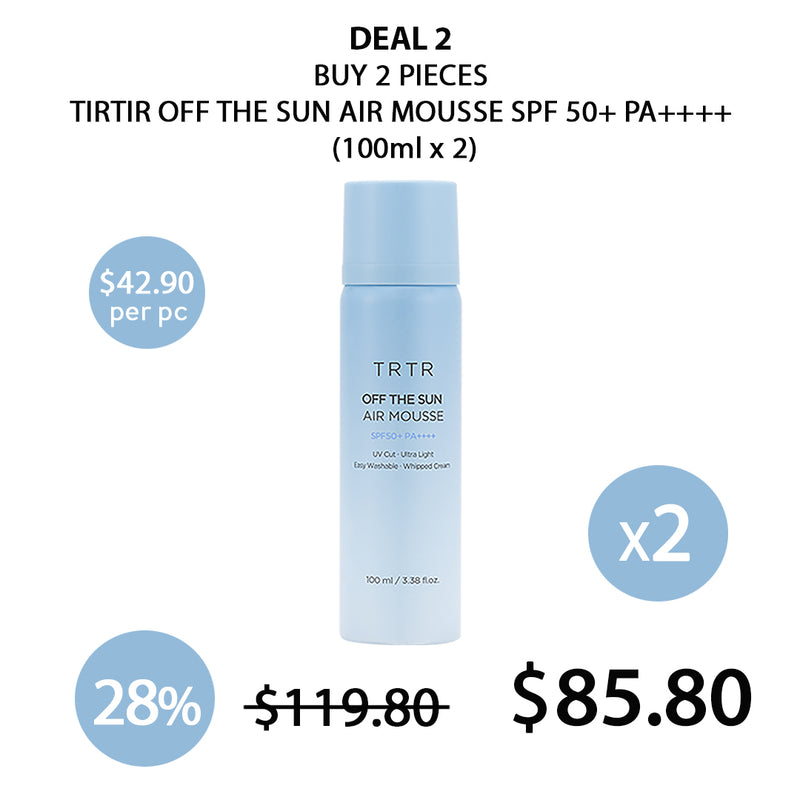 [TIRTIR] Off The Sun Air Mousse SPF 50+ PA++++ 100ml