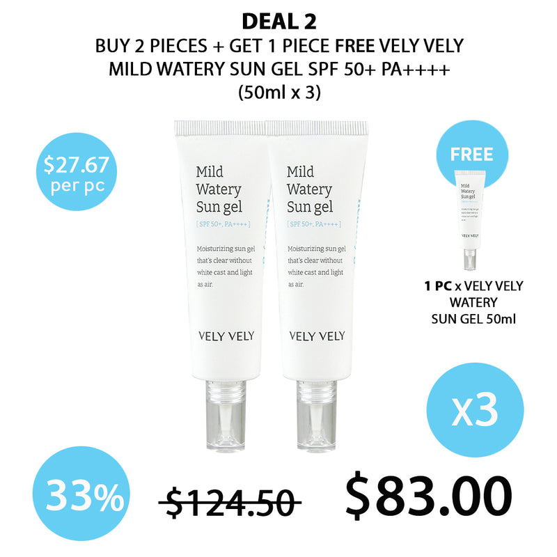 [VELY VELY] Mild Watery Sun Gel 50ml