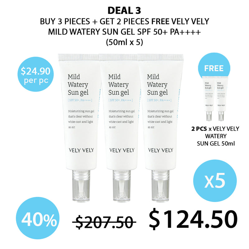 [VELY VELY] Mild Watery Sun Gel 50ml